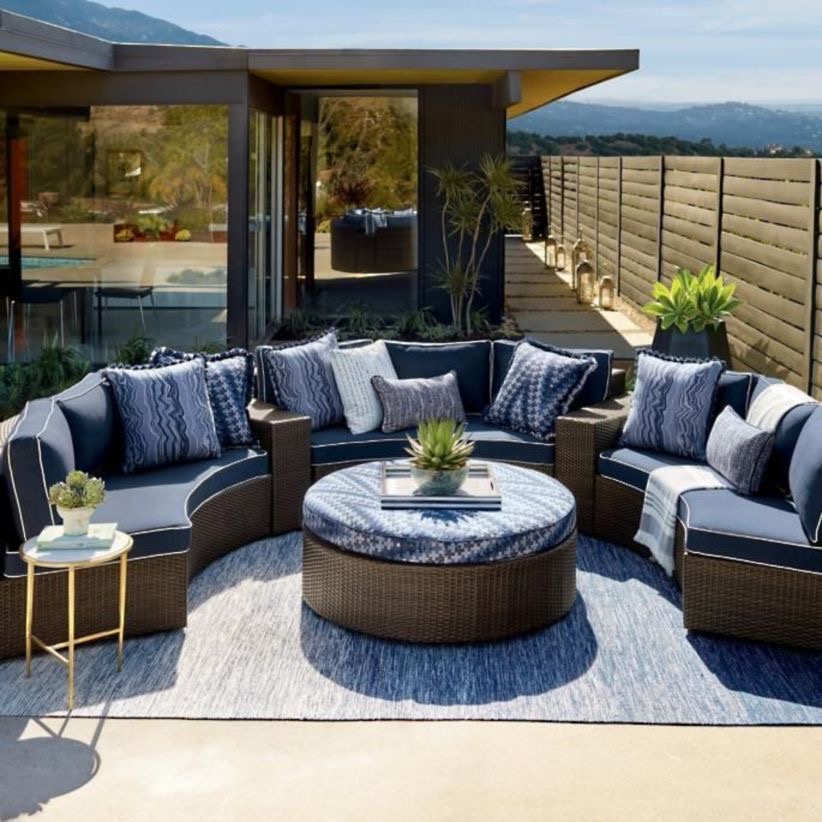 salon, de, jardin, en, resine